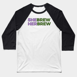 Shebrew/Herbrew (Genderqueer Colors) Baseball T-Shirt
